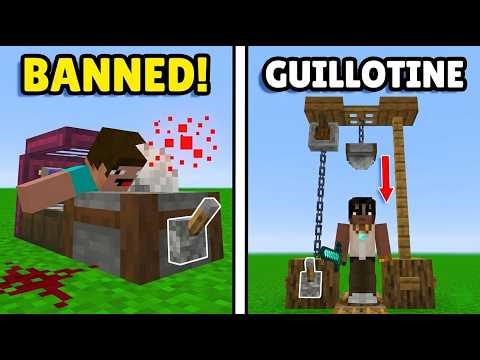 Top 5 Scariest Redstone Build Hacks & Ideas in Minecraft 😨