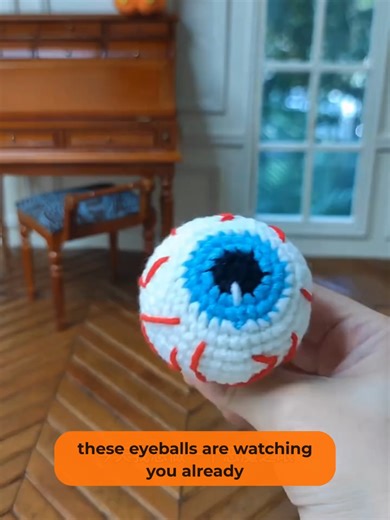 need a last-minute spooky project - these eyeballs are watching you already… #HalloweenVibes #SpookySeason #CrochetHalloween #CrochetDecor #DIYCrochet #HandmadeHalloween #EtsyMakersCanada #CraftyVibesDownUnder
