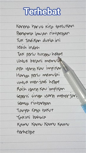 Terhebat - Coboy Junior ( Lirik ) #liriklagu #coboyjunior #terhebat #liriklaguindo #fypシ
