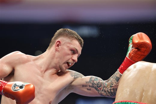 Walsh hit the floor, but won against Ocampo