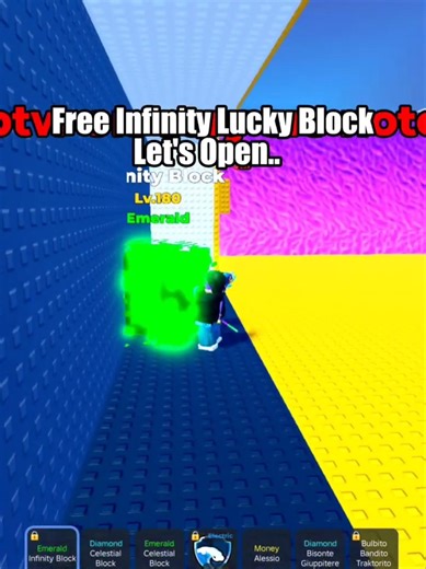 Free Infinity Lucky Block in Escape Tsunami for brainrots #naoflopa #roblox #sab #gag2