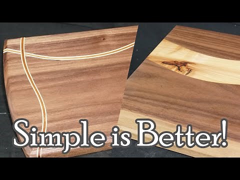 Two Gorgeous Wavey Cutting Board Designs that EVERY Woodworking Beginner Can Make!