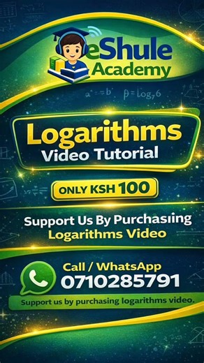 Logarithms video tutorial