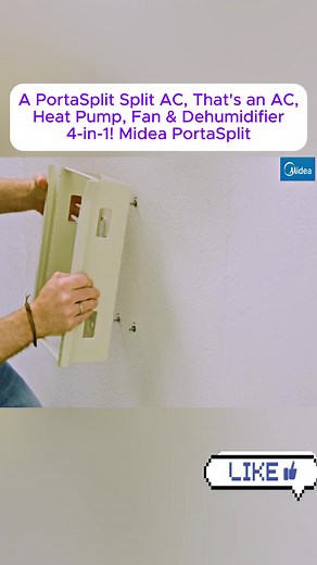 PortaSplit Split AC 4-in-1: AC, Heat Pump, Fan & Dehumidifier