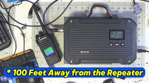 Worried about signal loss at a distance? Not at all! Take a look at the communication performance of the Retevis RT97L HA1G. This combination can extend a one-mile signal dead zone to a clear communication range of more than three miles—even in heavy rain. #Retevis #retevisreliable #RETEVIS #walkietalkie #longervideos #longdistance #WorkGear #ha1g #rt97l