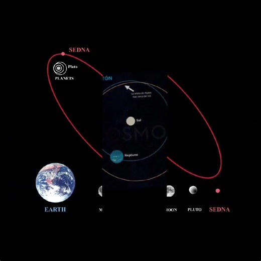 la órbita mas larga del sistema Solar #binomi #sedna