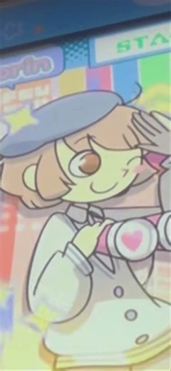 ポップンミュージックかおりんこれって作画ミス？黒い線左側右逆向き