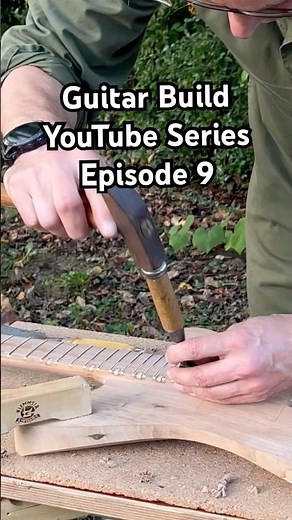 Guitar Build YouTube Video Series Episode 9 #craft #guitarcraft #woodworking #nature#guitar