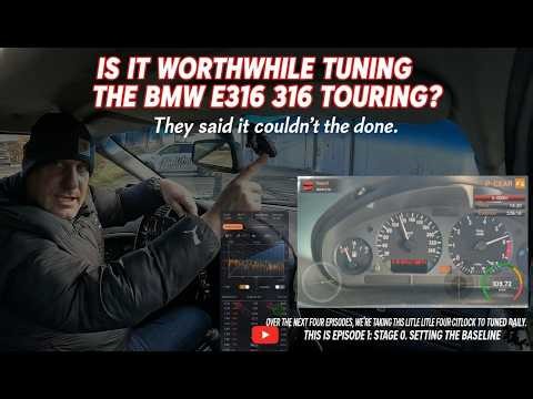 How slow is a Stock BMW E36 316i? (Stage 0 Test)...