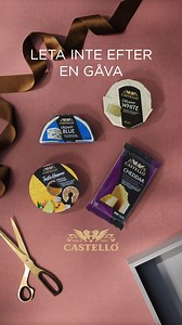 Ge bort en smakupplevelse med ost från Castello! 🧀🎄 Smaker som gör varje festlig stund oförglömlig | Castello