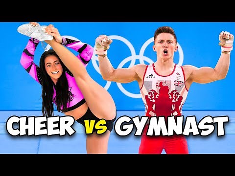 OLYMPIC GYMNAST vs CHEERLEADER! (Who Will Win?)