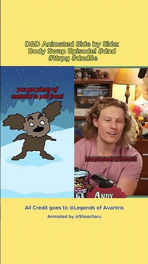 D&D Animated Side by Side: Body Swap Episode! #dnd #ttrpg #dnd5e