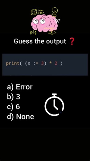 What is the output? #programming #python #pythontutorial