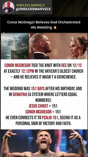 Conor McGregor Believes God Planned His Wedding 🔥 #ufc