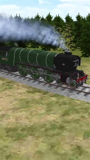 LNER Class A3 4472 "Flying Scotsman" з пасажирським поїздом у грі Train Sim #train #railway