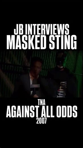 JB interviews masked Sting ahead of his match with Abyss at Against All Odds 07’ #Sting #Abyss #TNA #AgainstAllOdds #TNAWrestling | WCNTRLHq