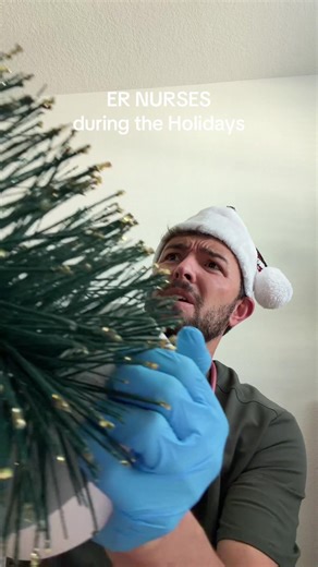 sir, were you decorating in there???? 😭#nurse | er nurse