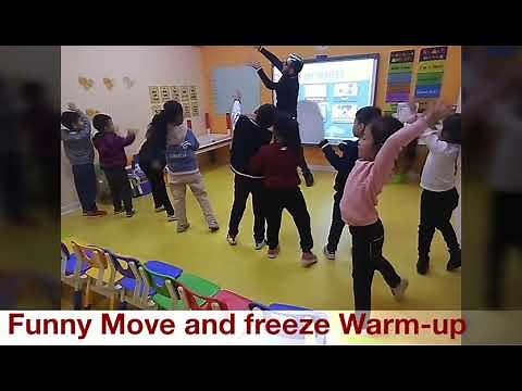 151 - Exciting Warm up song for kids - English teaching tips .