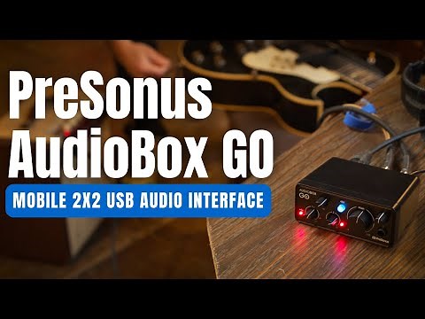 PreSonus AudioBox GO Ultra-Compact Audio Interface | Hands On Overview