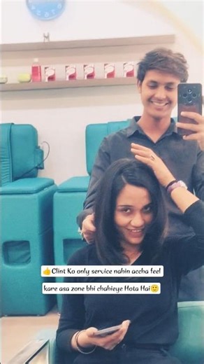 👍client ko service... #trendingshorts #youtubeshorts #hairtransformation #trendingvideo #hindisong