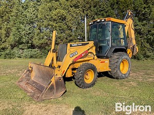1997 John Deere 410E Turbo 4x4 Loader Backhoe W/4-IN-1 Bucket & Extendahoe | Construction