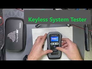 Proximity Smart Key System Tester TDB003 - Review