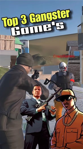 Top 3 Gangster Game's 😯 #gaming #gamingshorts #shorts