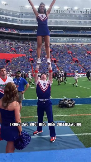 An toàn khi tập luyện cheerleading cho vận động viên