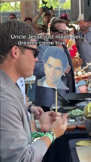John Stamos (aka Uncle Jesse) Makes Dreams Come True at BottleRock #Shorts