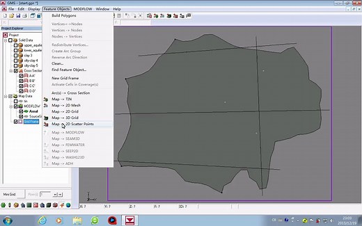GMS-地下水模拟-4-地层模型转MF地下水建模
