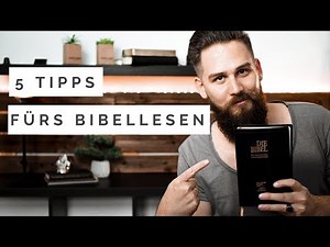 5 tips for reading the Bible
