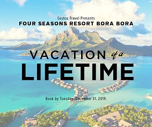 Are you looking for the ultimate South Pacific experience? This luxurious Vacation of a Lifetime includes round-trip business class airfare from Los Angeles, daily meals, private experiences and excursions, daily spa treatments, a $5,000 shopping credit at Tahia Pearls, and so much more. https://bit.ly/2KmehV8 | Costco Travel