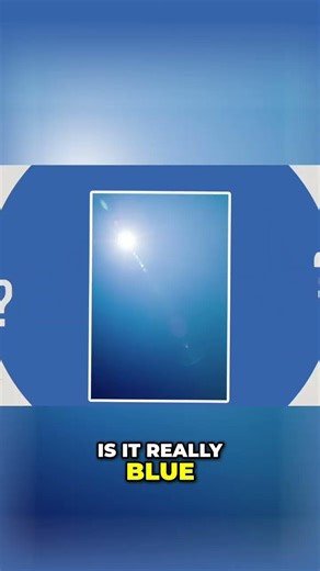 Why Is The Sky Blue? The Science Explained! #shorts