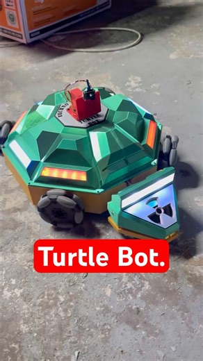 Turtle Bot, The Omnidirectional snapping turtle #robot #arduino #3dprinting #robotics #engineering