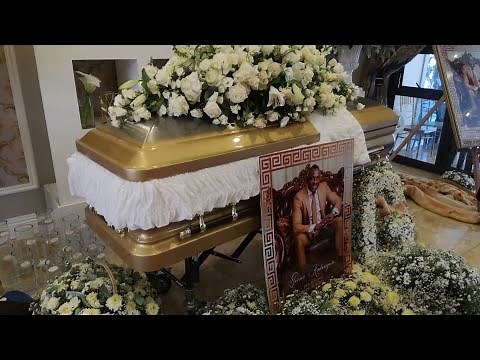 #FullBurial Watch Ginimbi's coffin lowered, Laid to rest at his mansion