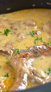 33K views · 250 reactions | The easiest slow cooker smothered pork chops recipe! #slowcookerrecipes #porkchops | Sunday Supper Movement | Facebook