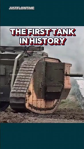 The First Tank in History – The Legendary British Mark I Replica in Action #military