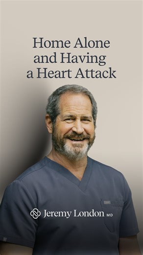 Jeremy London, MD on Instagram: "You’re home alone and having a heart attack, what do you do? 🫀⚠️ If you enjoyed this content, then check out my free newsletter at www.drjeremylondon.com #doctor #surgeon #health #hearthealtg #heartattack"