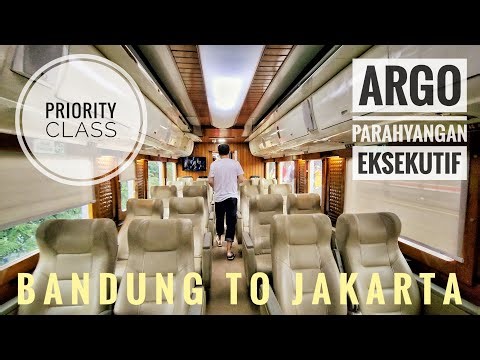 THE ONLY EXECUTIVE CLASS TRAIN THAT SERVES THE JAKARTA-BANDUNG-JAKARTA ROUTE | ARGO PARAHYANGAN