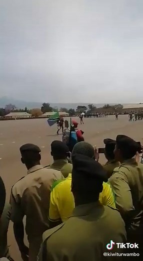 Military Marching Formation Display