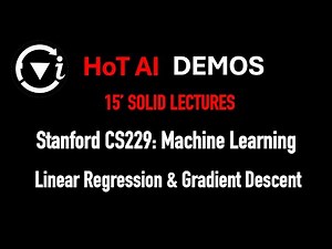 FUVI HoT AI | Grasp in 15' | Stanford CS229 Machine Learning — Linear Regression & Gradient Descent