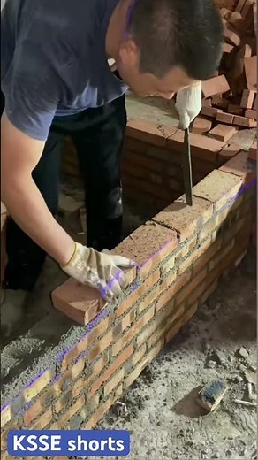 Strong Brick Wall Trick: Build It Right Every Time #Construction #Masonry #CivilEngineering #Brick