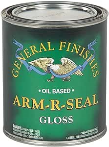 General Finishes Arm-R-Seal Oil Based Topcoat, 1 Quart, Gloss
