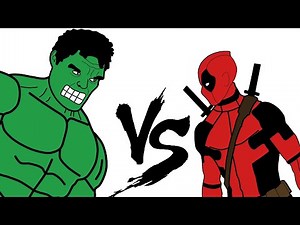 ХАЛК vs ДЭДПУЛ | Битва супергероев (Анимация) Hulk vs Deadpool