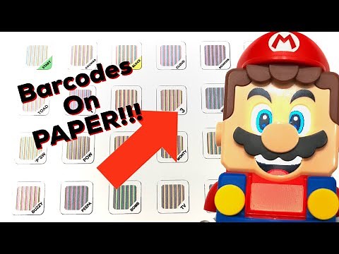 LEGO Mario FREE Printed Barcode Replicas!! You Can Play LEGO Mario Without LEGO