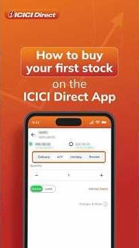 How to Buy Your First Stock on the ICICI Direct App