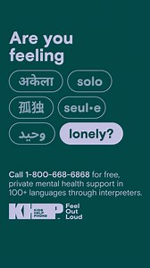 9K views · 24 reactions | Let your feelings out in your language. Talk with professional counsellors in over a hundred languages through interpreters. | Kids Help Phone | Facebook
