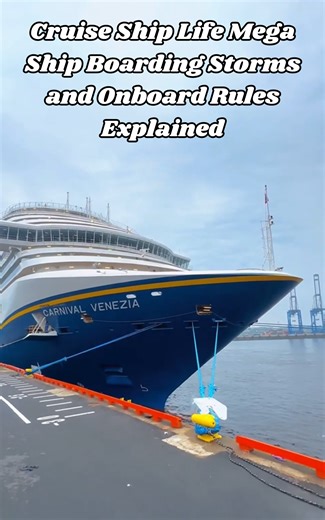 Cruise ship life on mega ships: Boarding process, storm conditions and onboard rules explained
