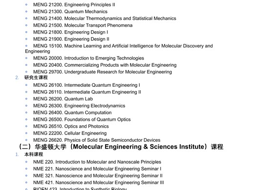 智能分子工程专业课程（中国版）#科技前沿与未来 #智能化技术 #机器学习 #人工智能发展 #工科 课程设计 未来工程师 智能硬件设计 高校研发科技 计算机科学