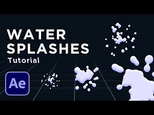 Create SICK Liquid Animations in AFTER EFFECTS | Water Splashes Tutorial